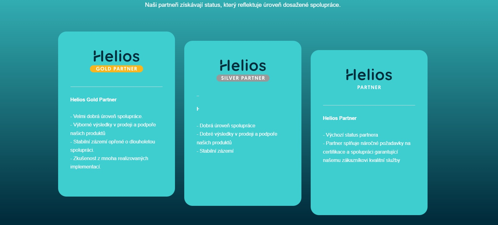 HELIOS – podnikový informační systém